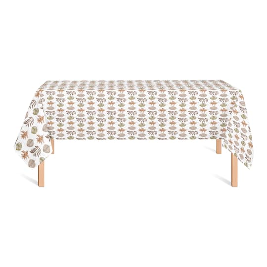 102" Fall Leaf Pattern Tablecloth